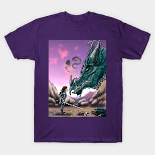 Äventyr: The Knight and the Dragon T-Shirt